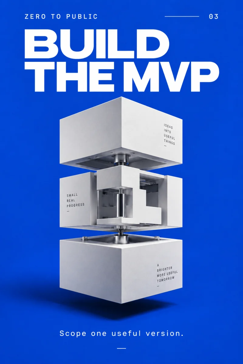 Build the MVP book cover