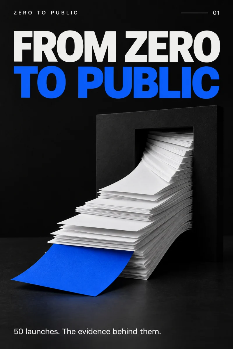 From Zero to Public book cover